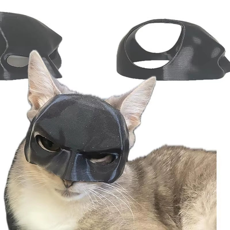 1 Pcs Cat Toys Bat Cat Avenger Mask Cat Mask Pet Toys